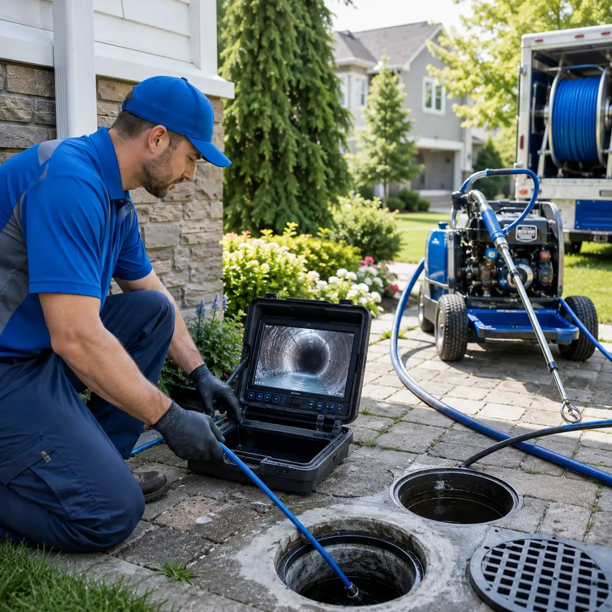 Outdoor drain cleaning professionals serving Perrysburg, NY